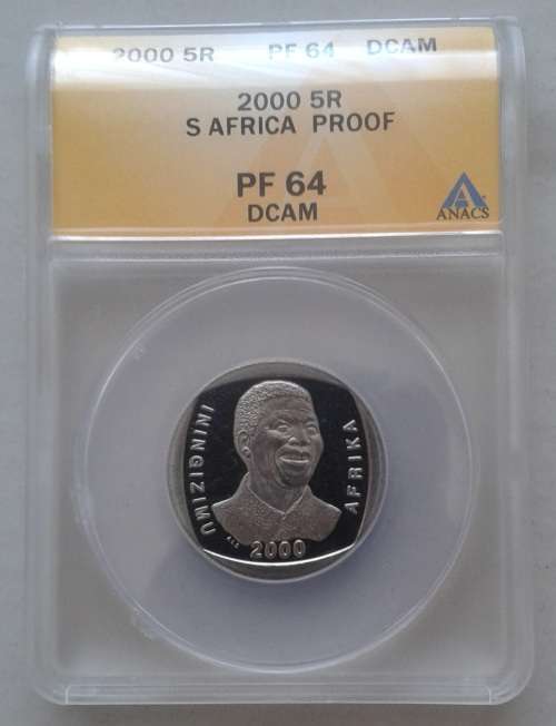 2000 Mandela R5 ANACS PF64 DCAM (Proof)