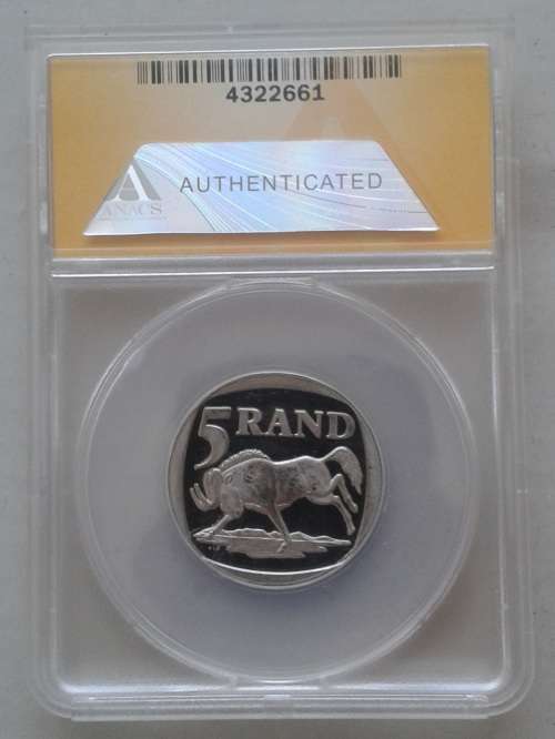 High grade 2000 Mandela R5 ANACS PF66 DCAM (Proof)