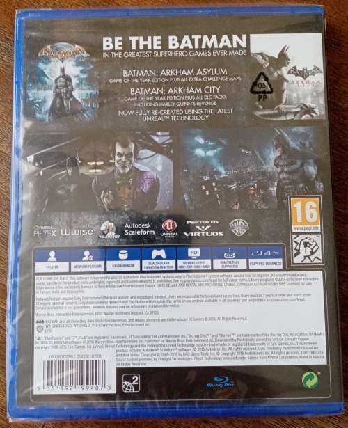 Batman Return to Arkham PS4 (New & sealed)