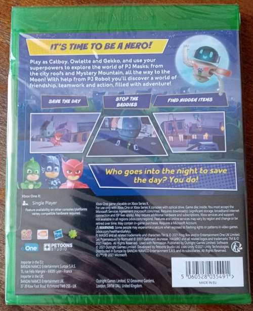 PJ Masks Heroes of the night XBOX ONE/Series X (New & sealed)