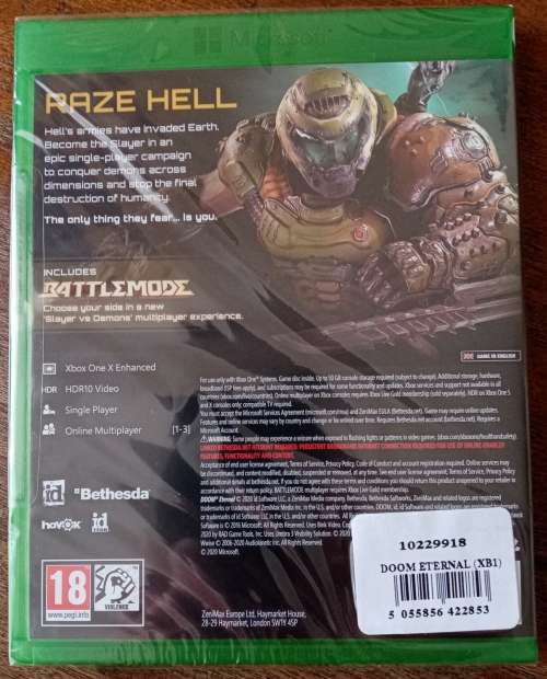 Doom Eternal XBOX ONE (New & sealed)