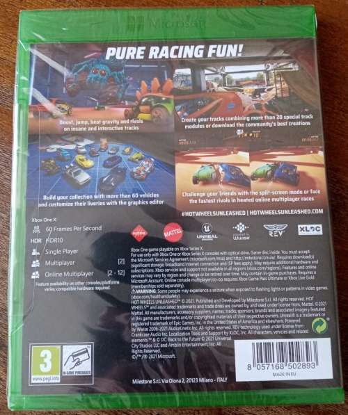 Hot Wheels Unleashed XBOX ONE (New & sealed)