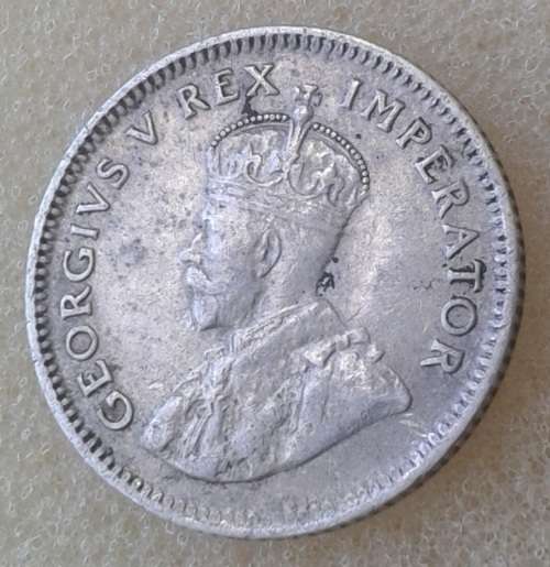 1927 Union silver sixpence in AXF