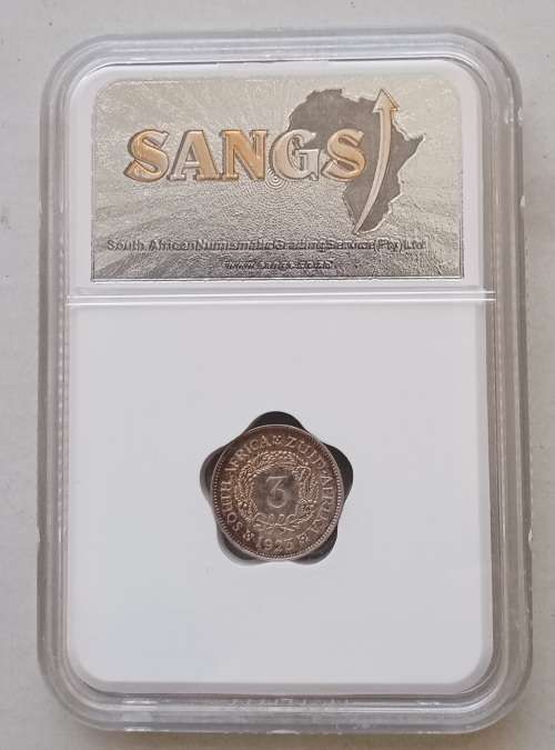 Excellent 1923 Union silver tickey SANGS AU50