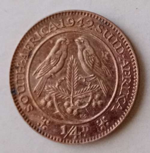 1942 Uncirculated union 1/4 penny