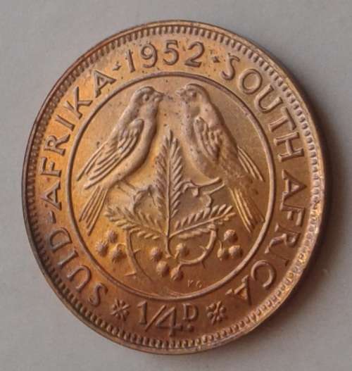 Nice 1952 union 1/4 Penny in lustrous proof