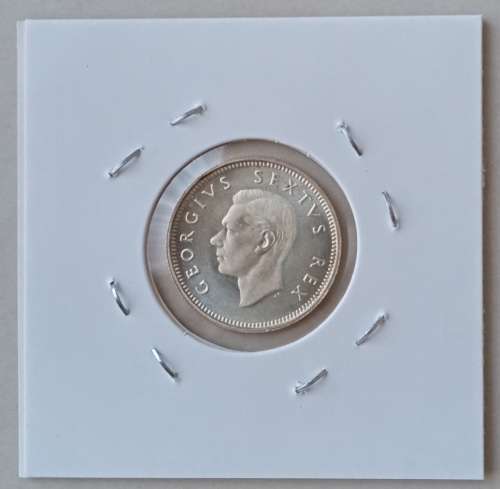 1952 Union silver sixpence in lustrous proof