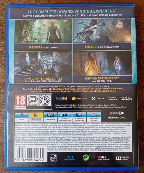 Rise of the Tomb Raider PS4
