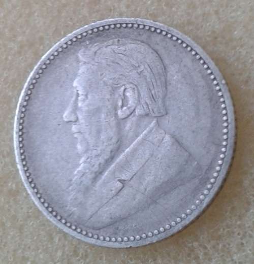 1897 ZAR Kruger silver sixpence