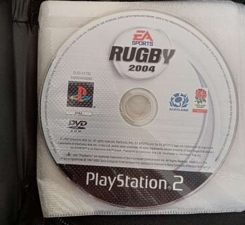 x4 PS2 Games in pouch