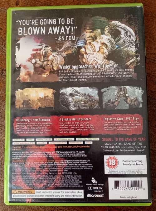 Gears of War 2 XBOX 360