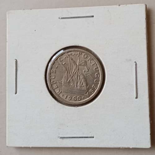 1965 Portugal uncirculated 2 1/2 Escudos