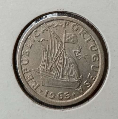 1965 Portugal uncirculated 2 1/2 Escudos