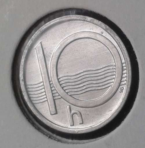 1998 Czech Republic uncirculated 10 Haleru