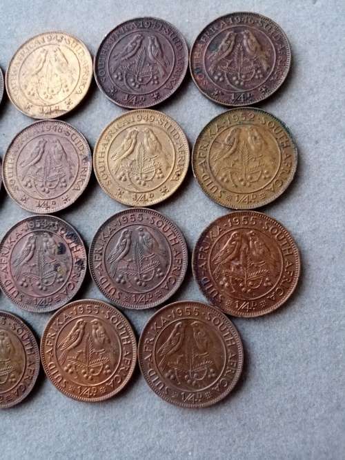 Lot of x15 union 1/4 pennies