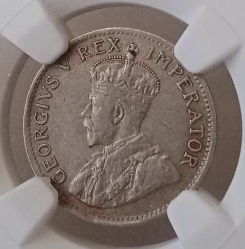 High grade 1923 union silver tickey NGC AU58 (Almost mint state)