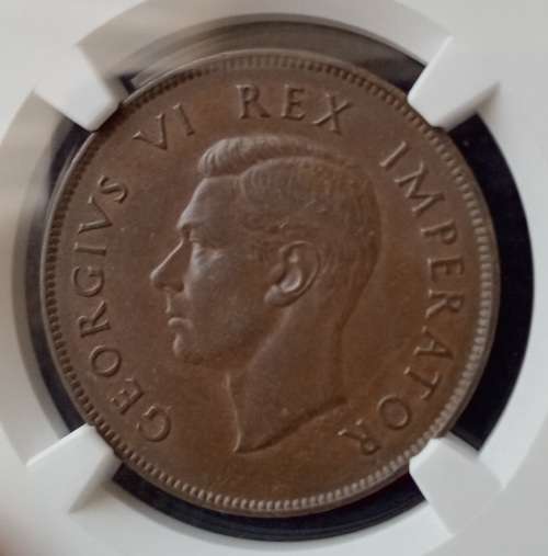 High grade 1939 union penny NGC AU55