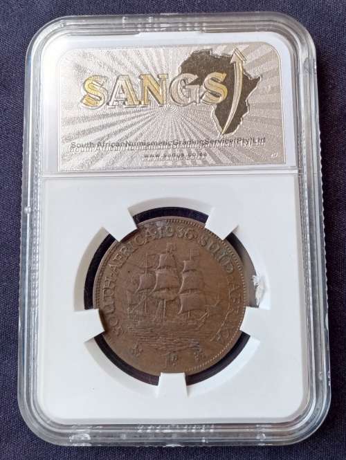 1935 Union penny SANGS XF40