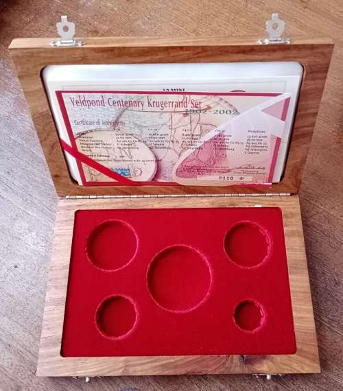 Scarce 2012 Veldpond Centenary proof Krugerrand set case incl.certificate