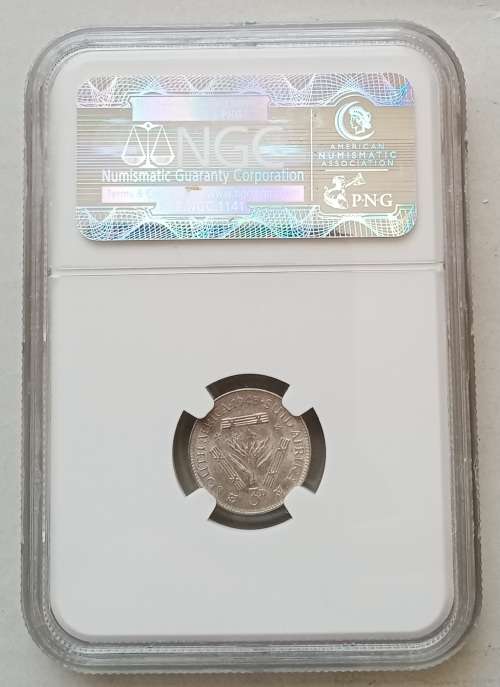Nice 1943 union silver tickey NGC graded MS62 (Mint State)