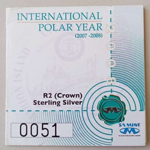 2008 International Polar Year proof 1oz silver R2