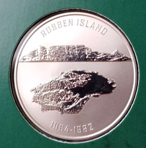 2009 Mandela Nobel Laureate proof 1oz silver medal in booklet