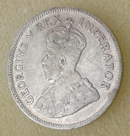 1929 union silver shilling.
