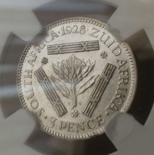 Scarcer 1928 union silver tickey NGC AU Details (Nice coin)