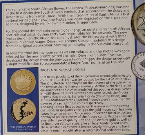 1998 Uncirculated Mint pack set (Protea)