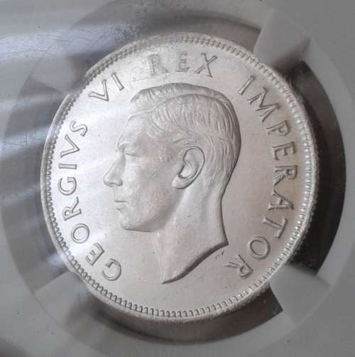 Nice 1940 union silver 2 1/2 Shillings NGC MS63