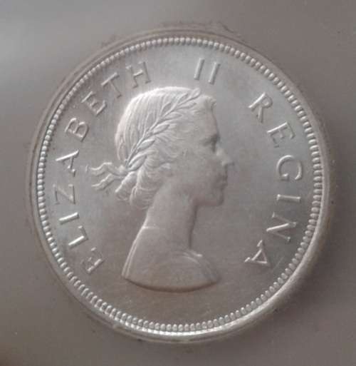 1953 Union silver 2 1/2 Shillings SANGS MS63