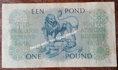 1957 M.H de Kock one pound note