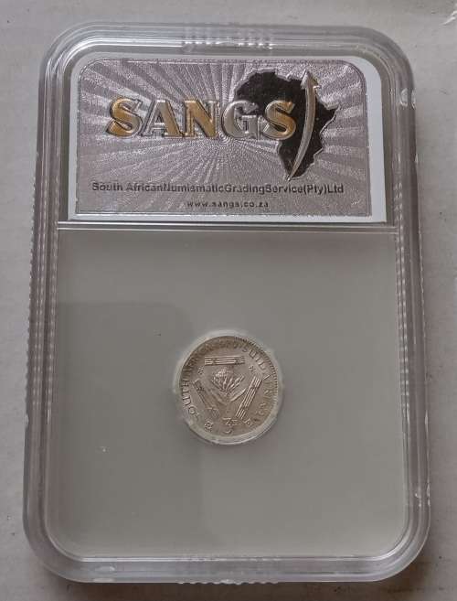 1937 Union silver tickey SANGS MS61