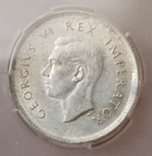 1937 Union silver tickey SANGS MS61