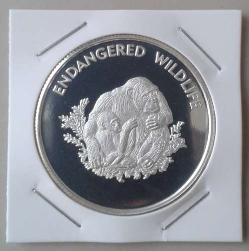 Scarce 2005 Malawi Endangered Wildlife proof 10 Kwacha (Pygmy Chimp)