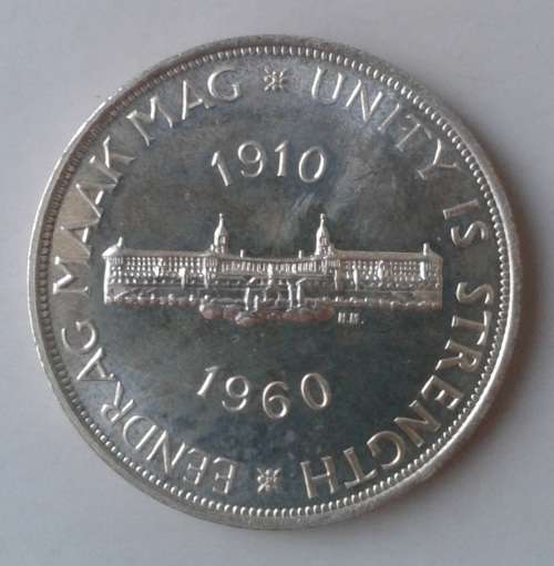 Encapsulated 1960 union silver 5 Shillings (Proof-like)