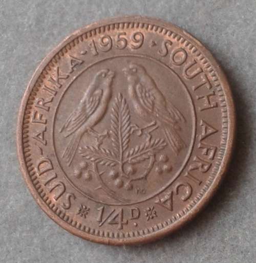 Nice 1959 Union 1/4 Penny in high grade