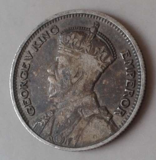 1936 Southern Rhodesia sterling silver sixpence