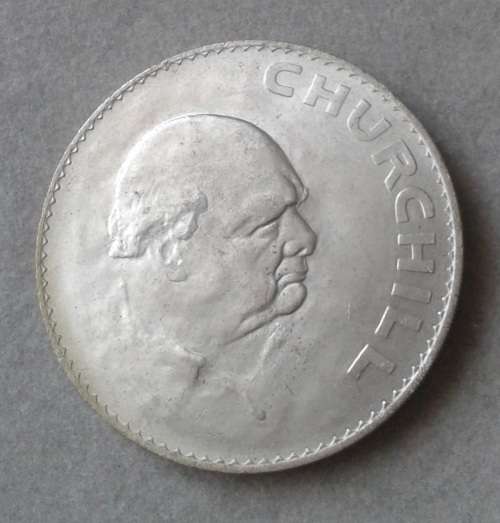 1965 Churchill nickel crown in high grade