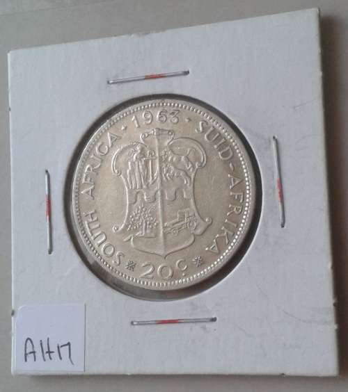 1963 Republic silver 20c