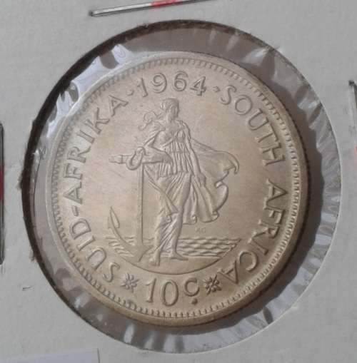 Nice 1964 Republic silver 10c