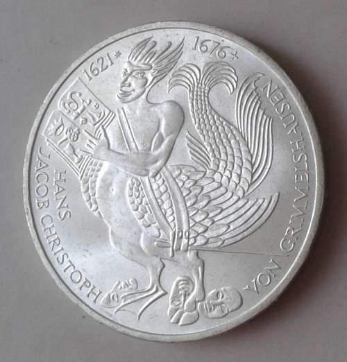 1976 German Federal Republic uncirculated silver 5 Mark