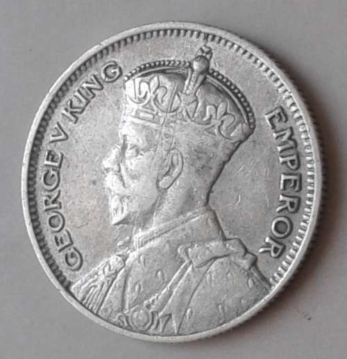 1935 Southern Rhodesia sterling silver sixpence