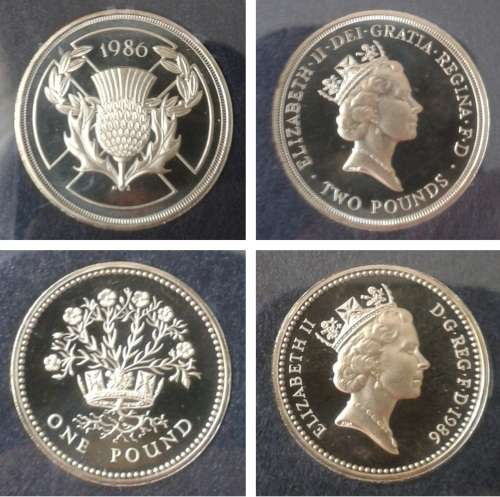 Beautiful 1986 British Royal Mint proof set