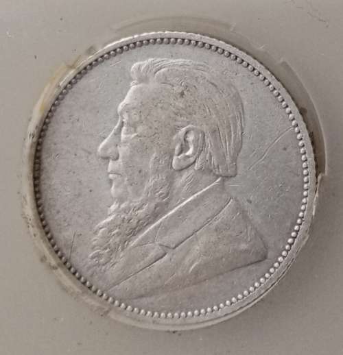1894 ZAR Kruger silver shilling SANGS VF20