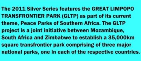 2011 Great Limpopo Transfrontier Park silver prestige proof set