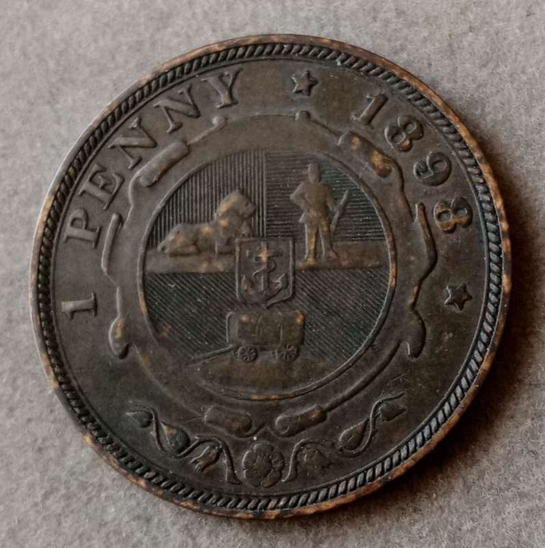 1898 ZAR Kruger penny
