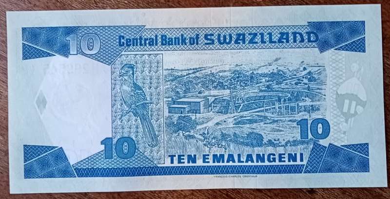 1997 Swaziland uncirculated 10 Emalangeni