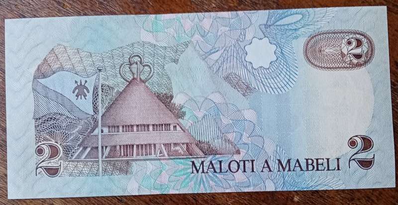 1989 Lesotho uncirculated 2 Maloti