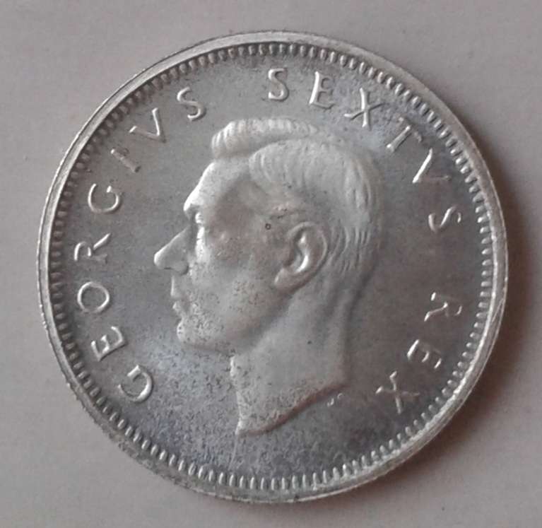 Nice 1952 Union proof silver sixpence
